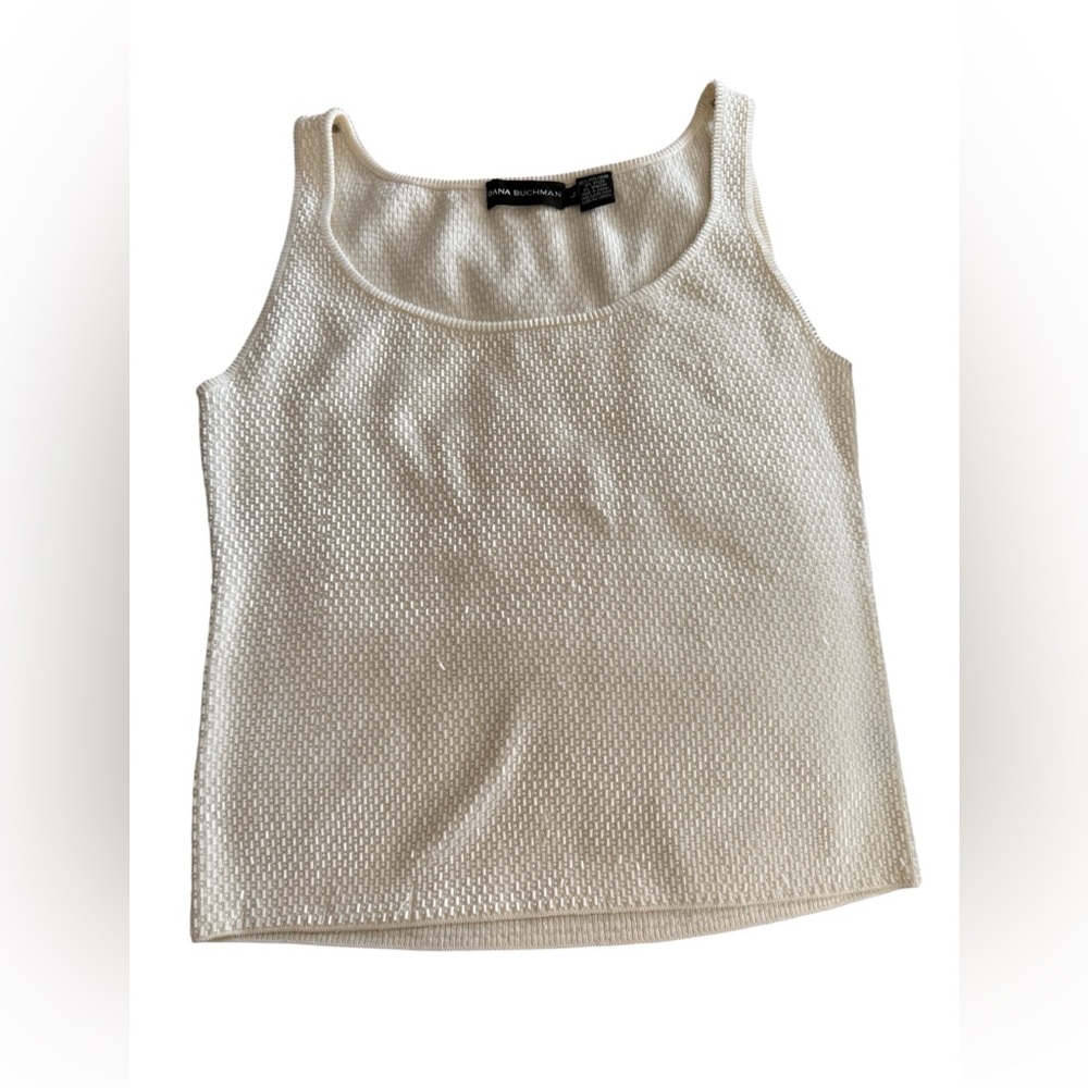 Dana Buckman Wool & Spandex Blended Sleeveless Sweater